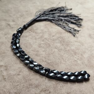 تسبیح حدید اصل ۳۳ دانه طرح پیچ ریز – نمای کلی