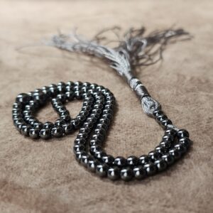 تسبیح حدید اصل ۱۰۱ دانه سایز ۶ میلی‌متری – نمای کلی