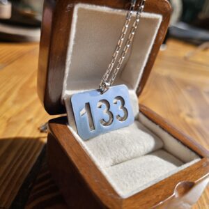 گردنبند استیل طرح 133