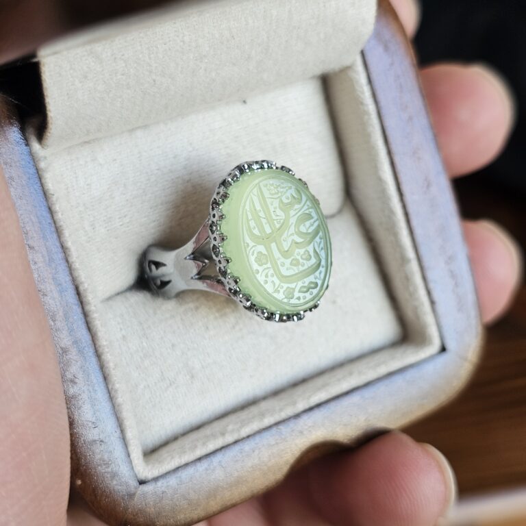 انگشتر نقره روس مردانه یا عباس