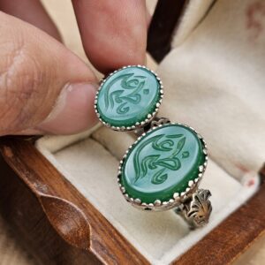 انگشتر ست نقره روس