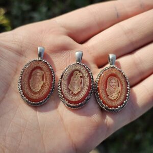 دسته نقره روس 18 گردنبند نقره روس طرح تمثال