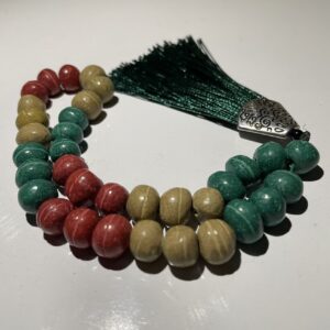 تسبیح تربت امام حسین (ع) سه رنگ