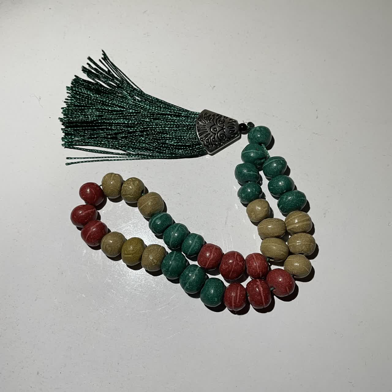 تسبیح تربت امام حسین (ع) سه رنگ