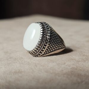 انگشتر نقره روس مردانه سنگ حرم سامرا