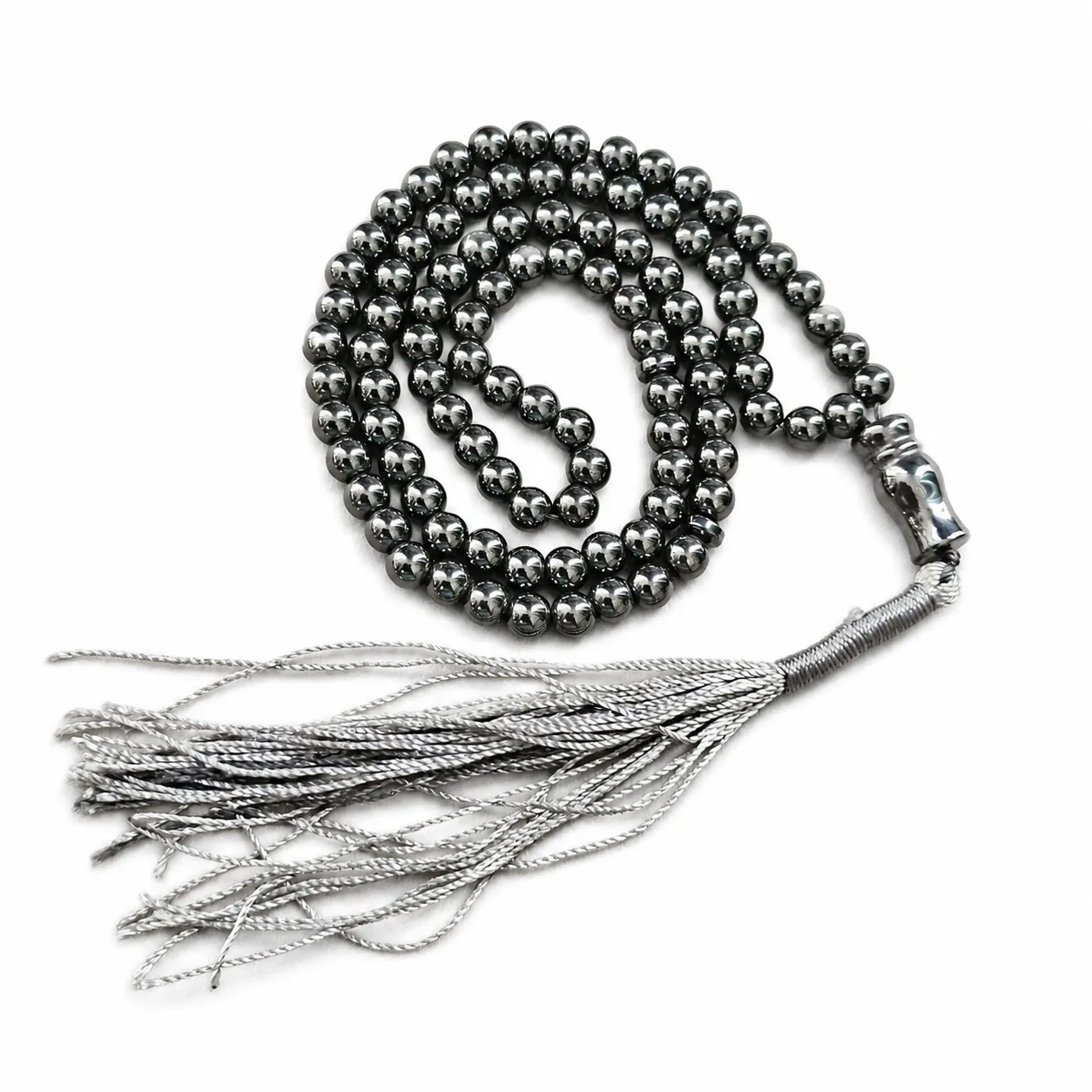 black-hadid-101-bead-rosary-details تسبیح حدید ۱۰۱ دانه