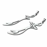 مقایسه سایز بزرگ و کوچک پلاک ذوالفقار استیل Ali