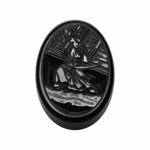 نگین عقیق طبیعی حکاکی طرح کندن در قلعه خیبر توسط امیرالمؤمنین (ع)